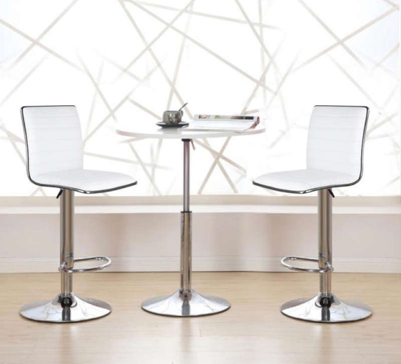 Stylish Bar Stools - White
