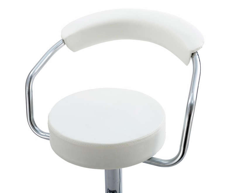 Bar Stools Dining Room Chair Kitchen Chairs - Set of 2 - White DEMO READ DESCRIPTION