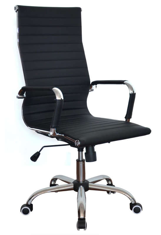 High back office chair in black color by Gen Ems