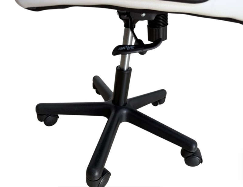 Eay Eay Thing Faux Leather Ergonomic Home Office Chair - White