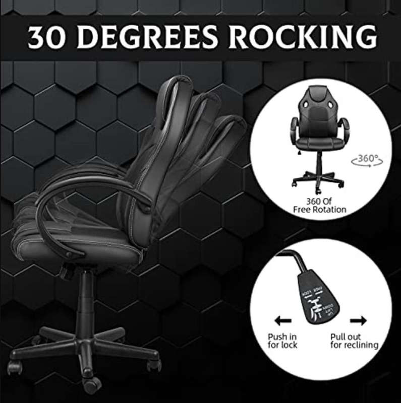 Prime360 Executive Gaming & Office Chair with PU Leather Finish BRAND NEW SEALED