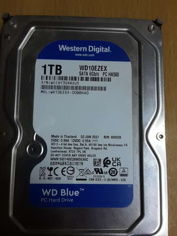 1 TB Hard Drive