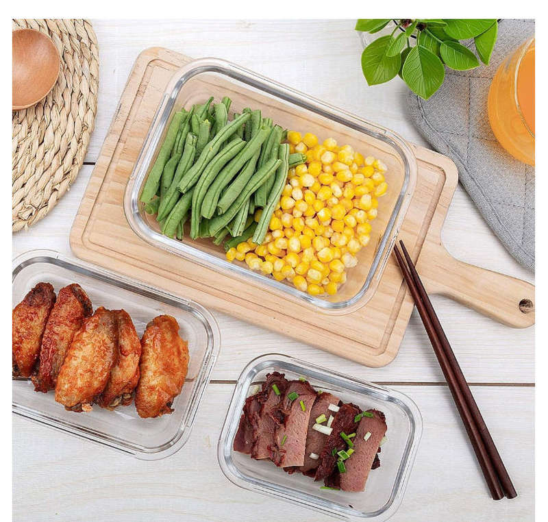 Borosilicate Glass Dansup Food Storage Container - 3 Piece