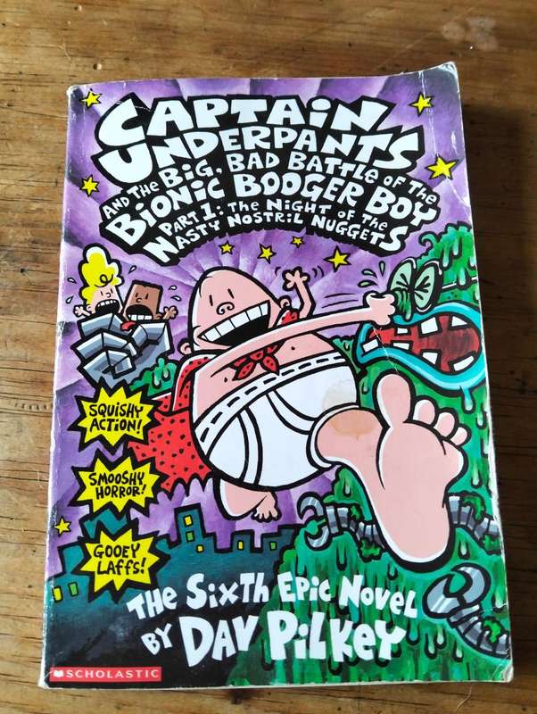 Captain Underpants and the Big Bionic Booger Boy Part 1: The Night of the Nasty Nostril Nuggets