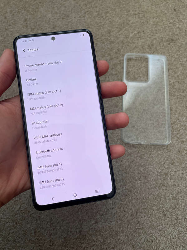 Vivo v27e 256gb 12gb ram Dual sim with cover
