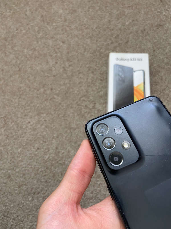 Samsung A33 5G 128gb Dual sim 6gb ram with box and cover