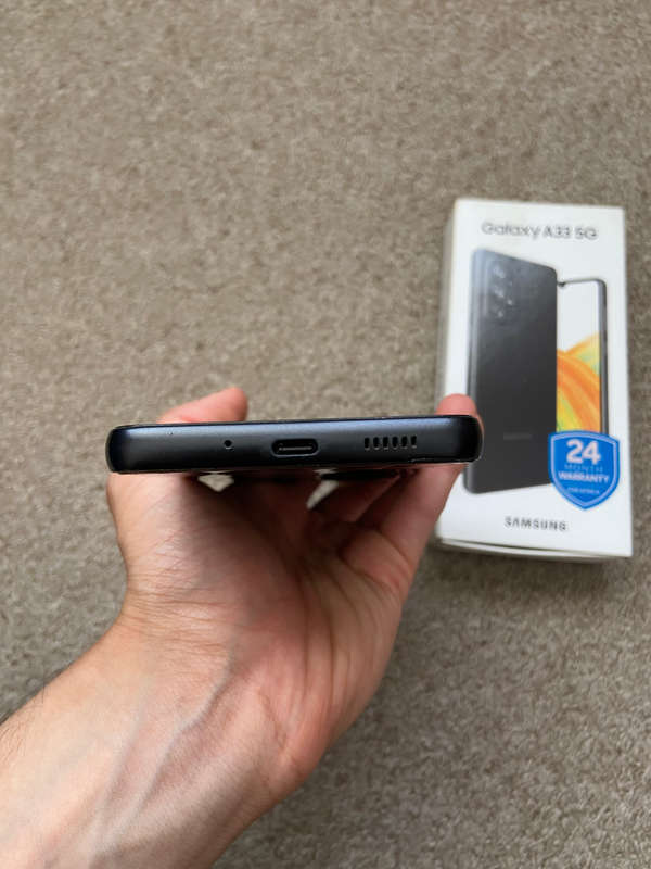 Samsung A33 5G 128gb Dual sim 6gb ram with box and cover