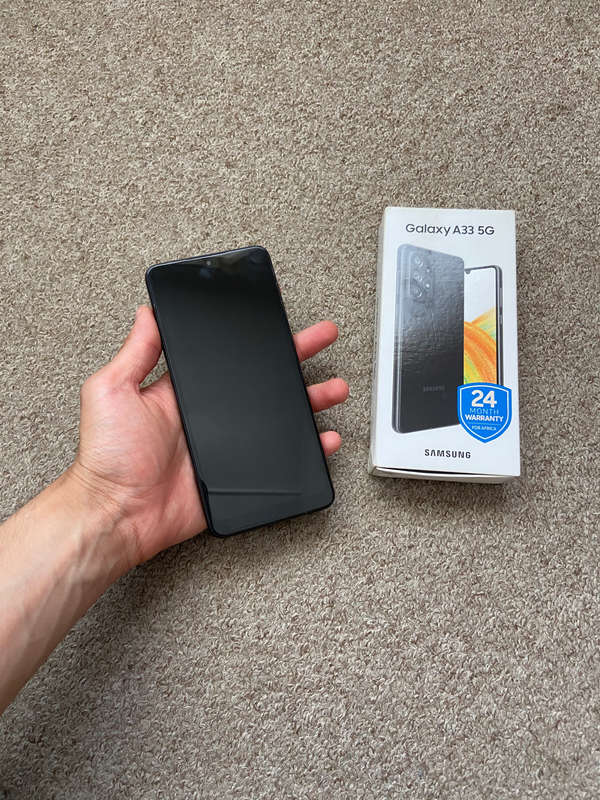 Samsung A33 5G 128gb Dual sim 6gb ram with box and cover