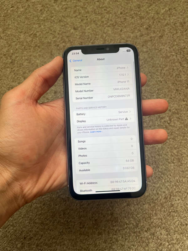 iPhone 11 64gb Dual sim - purple