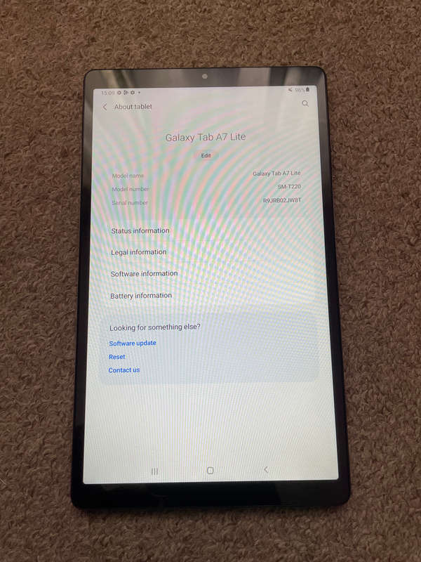 Samsung tab a7 lite 8.7inch wifi 32gb 3gb ram