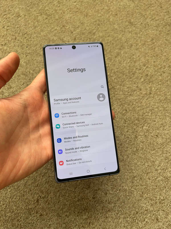 Samsung Note 20 256gb 8gb ram Dual sim