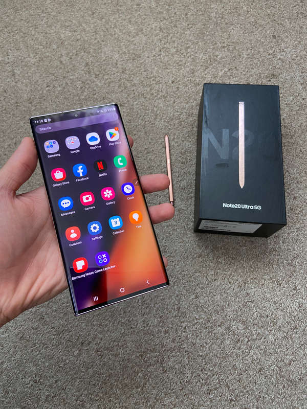Samsung Note 20 Ultra 5G 256gb 12gb ram Dual sim with box