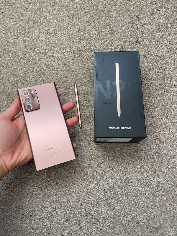 Samsung Note 20 Ultra 5G 256gb 12gb ram Dual sim with box