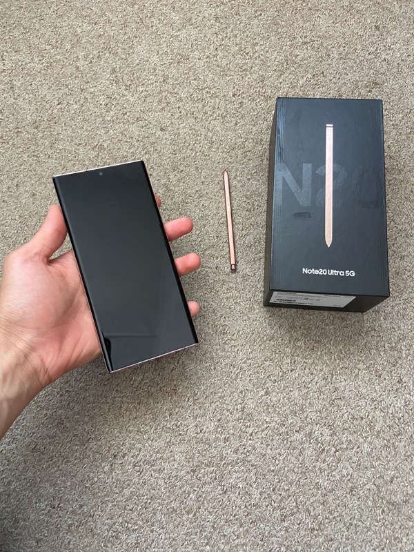 Samsung Note 20 Ultra 5G 256gb 12gb ram Dual sim with box