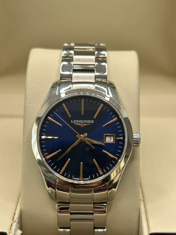 Longines Conquest Classic Ladies 34mm with box and papers in excellent condition
