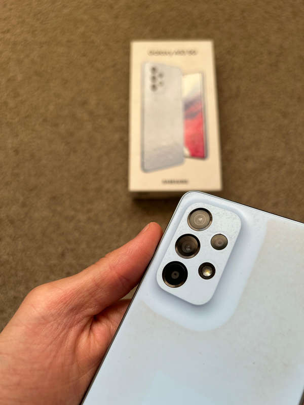 Samsung A53 5G 128gb 6gb with box and cover