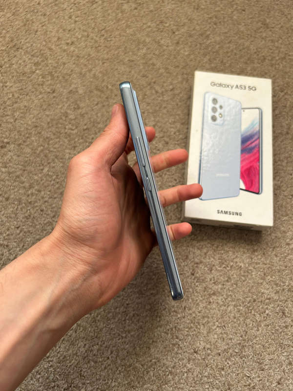 Samsung A53 5G 128gb 6gb with box and cover