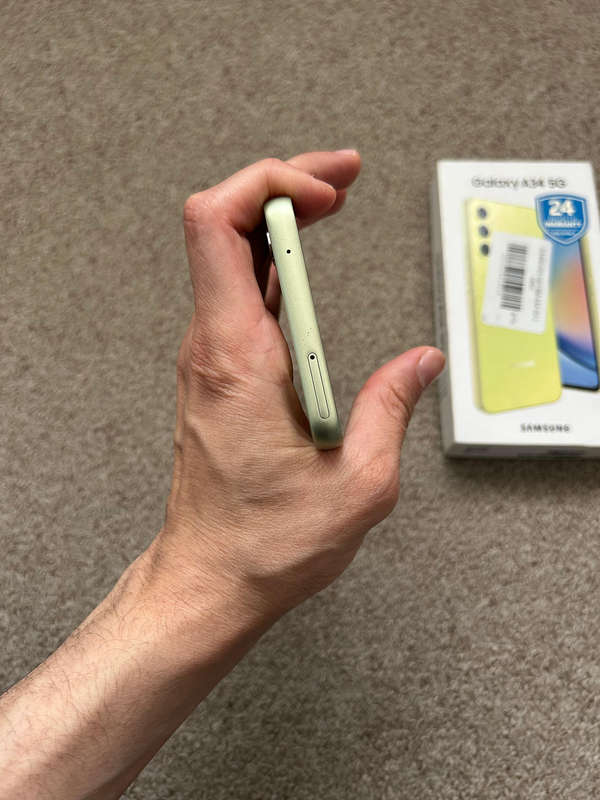 Samsung A34 5G Dual SIM 128gb 6gb ram Good condition with box and cover