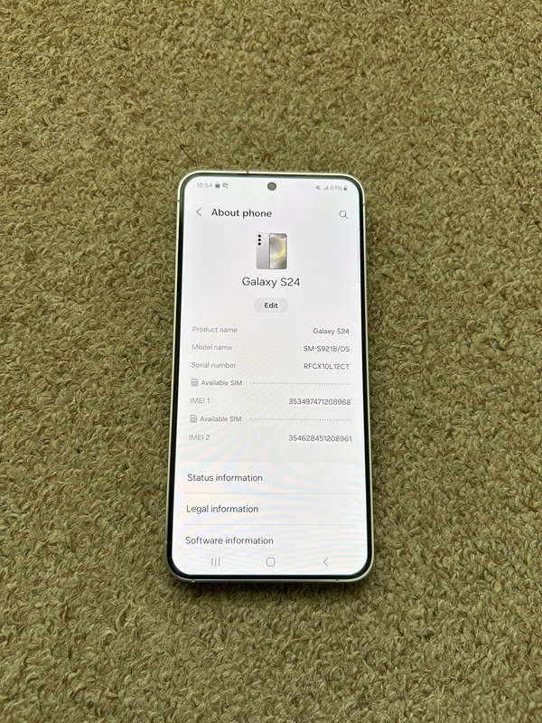 Samsung S24 256gb Dual sim 8gb ram Immaculate condition like new