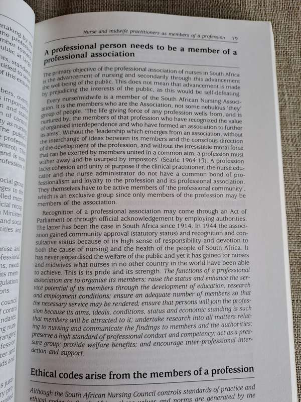 Professional Practice: A South African Nursing Perspective 2nd Edition