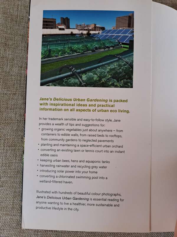 Janes Delicious Urban Gardening - Jane Griffiths