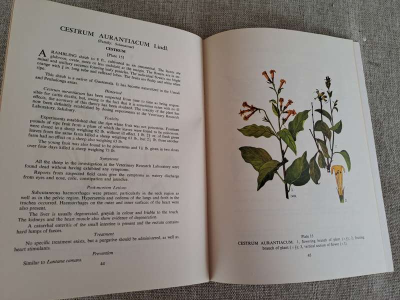 Poisonous Plants of Rhodesia - D.K. Shone & R.B. Drummond