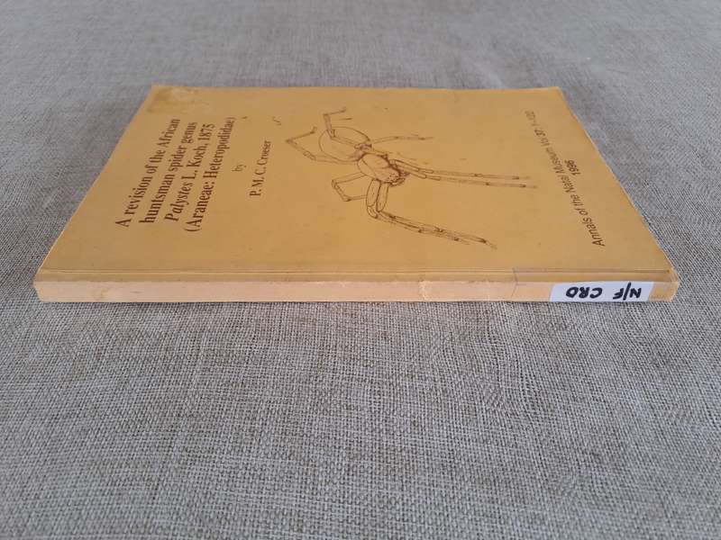 A revision of the African huntsman spider genus Palystes L. Koch, 1875 (Araneae: Heteropodidae)