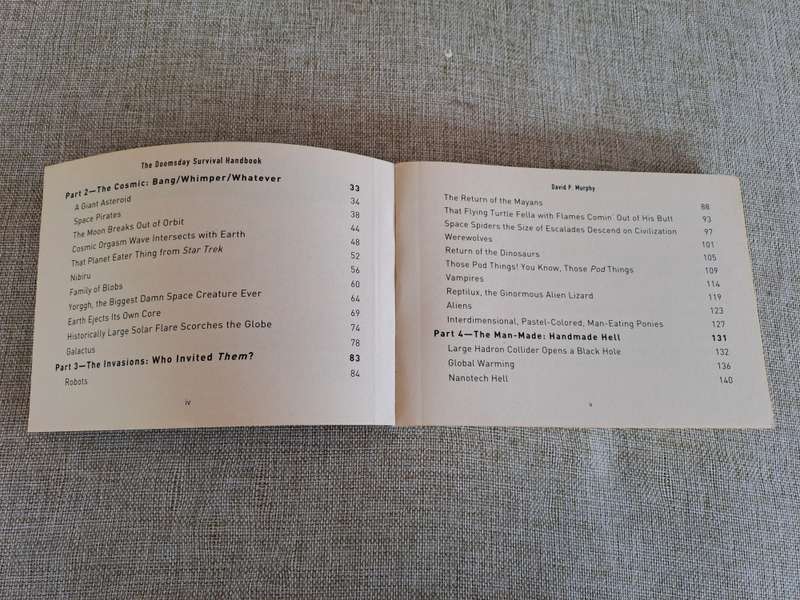 The Doomsday Survival Handbook: A Bucket List for Every Conceivable Apocalypse