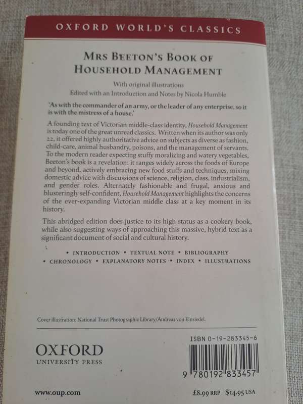 Mrs Beeton's Book of Household Management