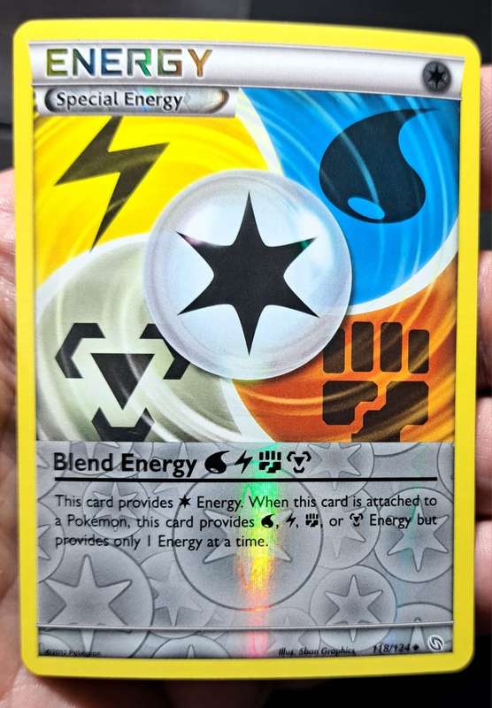 Pokemon Trading Cards - Blend Energy WLFM - 118/124 - Reverse Holo   - 2012  Dragons Exalted - (NM)