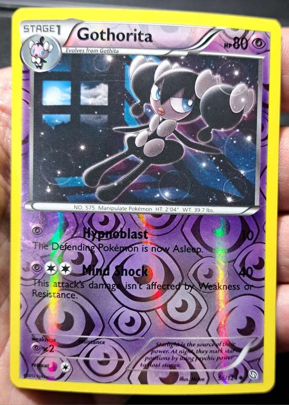 Pokemon Trading Cards - Gothorita - 56/124 - Reverse Holo  - 2012  Dragons Exalted - (NM)