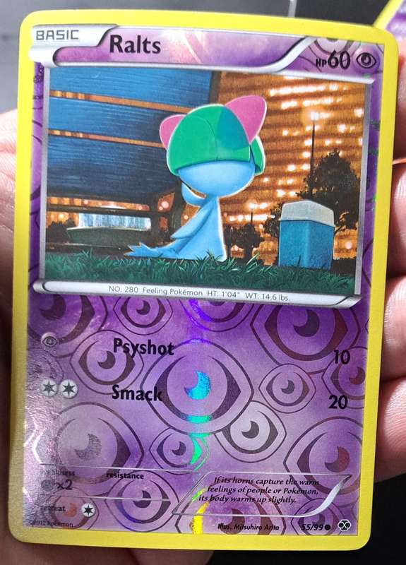 Pokemon Trading Cards - Ralts - 55/99 - Reverse Holo - Next Destinies - NM