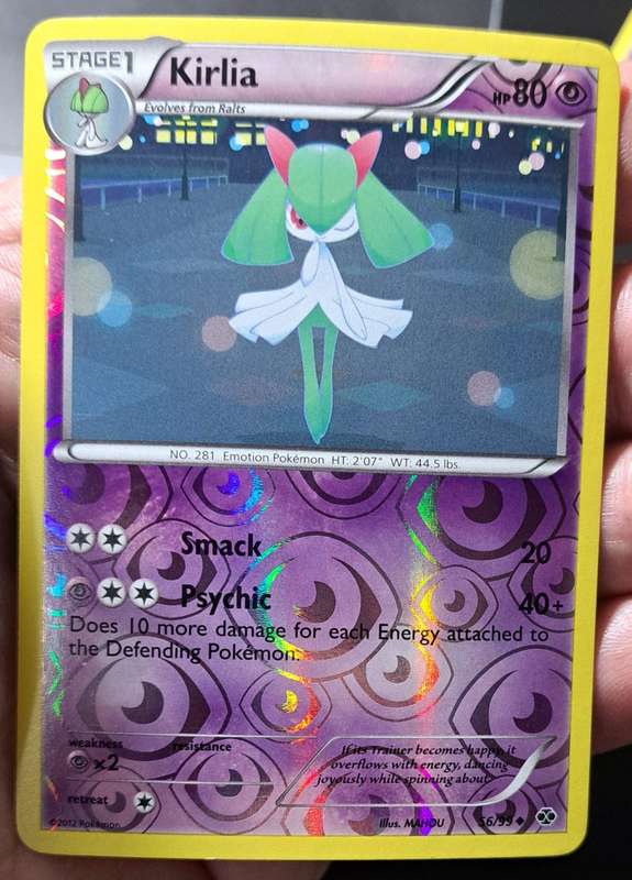 Pokemon Trading Cards - Kirlia - 56/99 - Reverse Holo - Next Destinies - NM