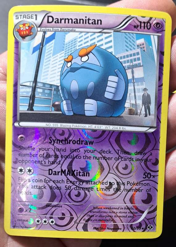 Pokemon Trading Cards - Darmanitan - 60/99 - Rare Reverse Holo - Next Destinies - NM