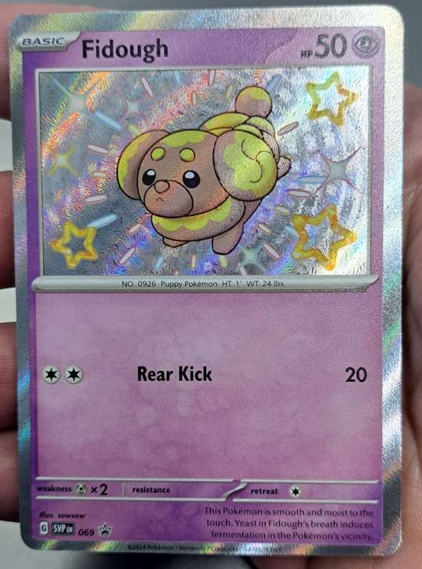 Pokemon Trading Cards - Fidough - SVP069 - Shiny Promo - NM