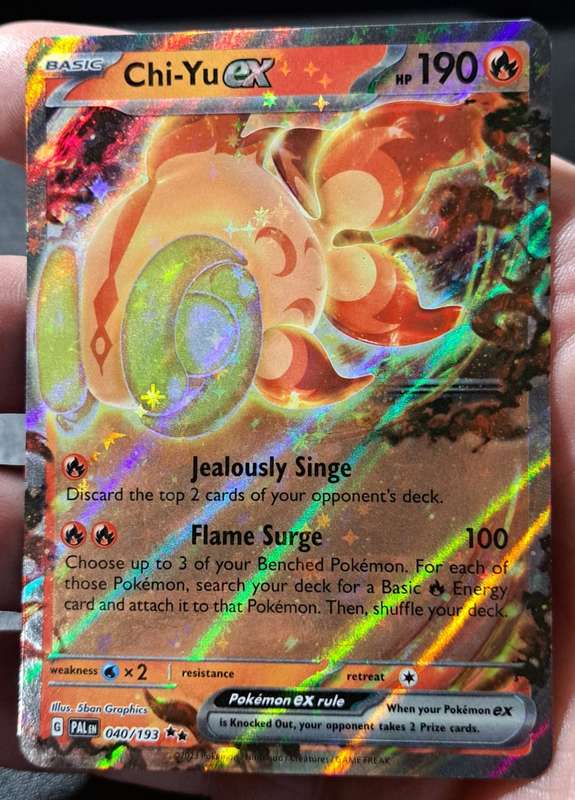 Pokemon Trading Cards - Chi-Yu ex - 040/193 - Ultra Rare - Paldea Evolved NM