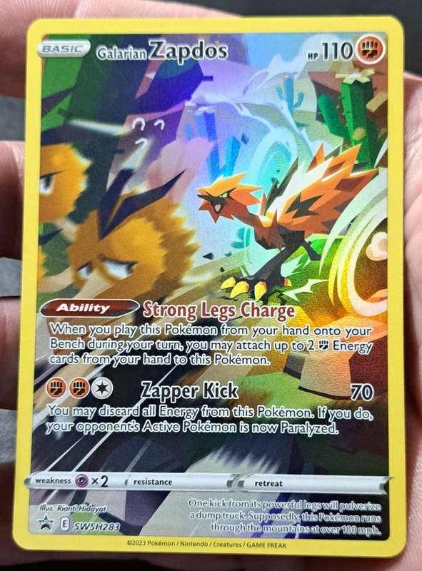 Pokemon Trading Cards - Galarian Zapdos - SWSH283 - Promo - (NM)