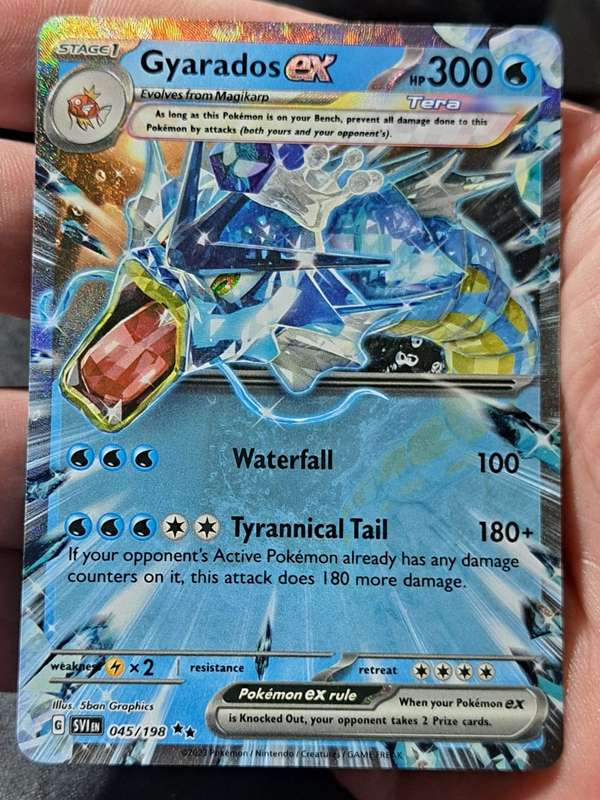 Pokemon Trading Cards - Gyarados ex - 045/198 - Ultra Rare Scarlet & Violet (Base Set) Singles - NM