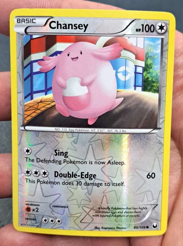 Pokemon Trading Cards - Chansey - 80/108 - Dark Explorers - NM