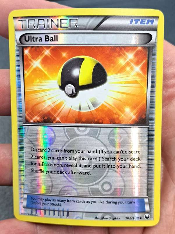 Pokemon Trading Cards - Ultra Ball - 102/108 - Reverse Holo - Dark Explorers - NM