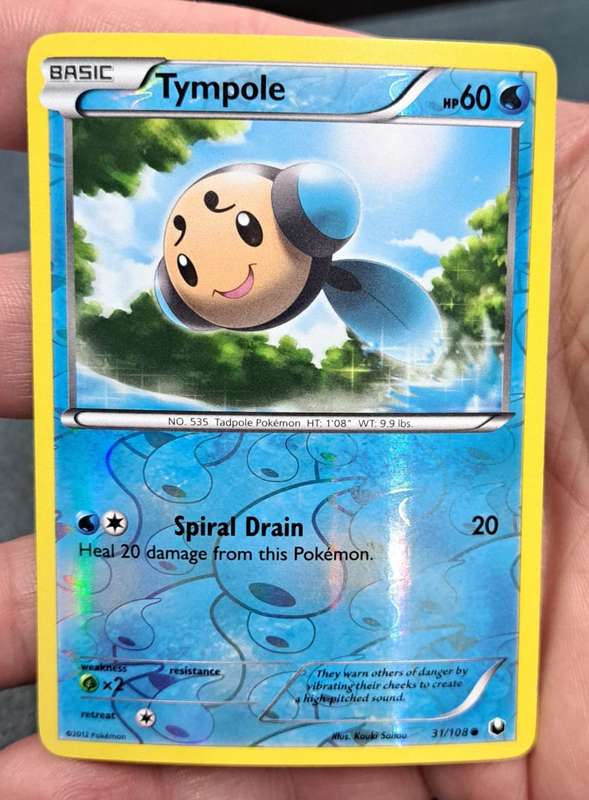Pokemon Trading Cards - Tympole - 31/108 - Reverse Holo - Dark Explorers - NM