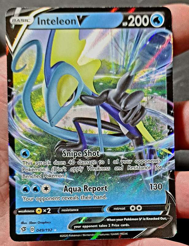 Pokemon Trading Cards - Inteleon V (049/192) Rebel Clash - NM