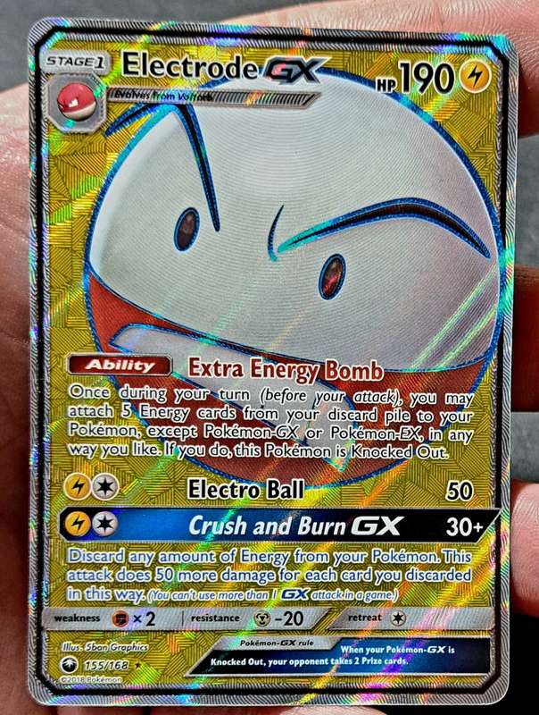 Pokemon Trading Cards - Electrode GX (155/168) - Celestial Storm - NM