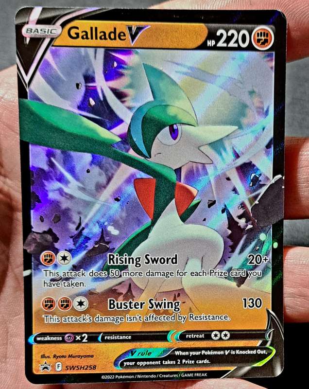 Pokemon Trading Cards - Gallade V (SWSH258) - Black Star Promos - NM