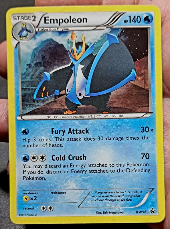 Pokemon Trading Cards - Empoleon - BW56 - Cosmos Promo Pokemon Black & White Promos - VLP