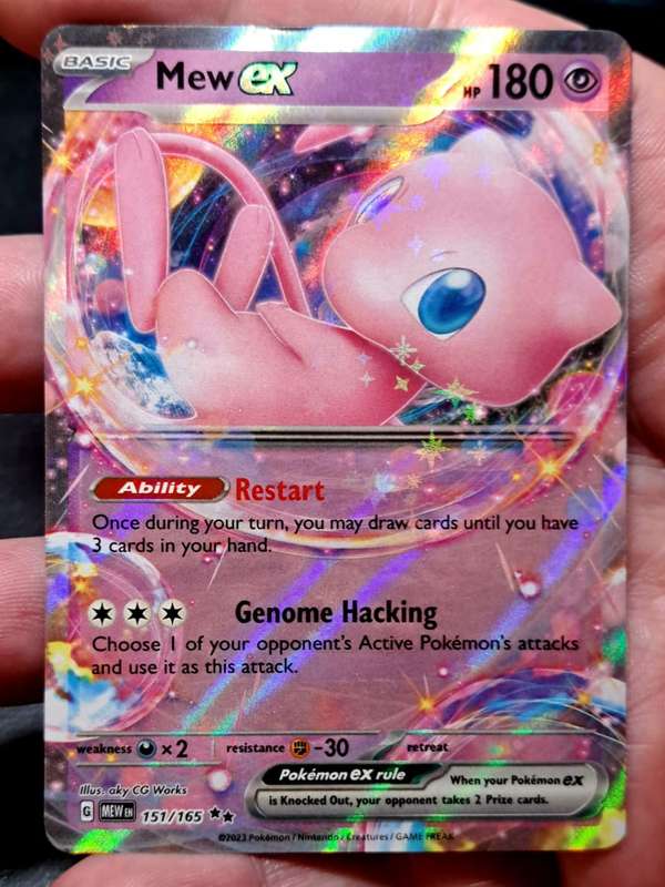 Pokemon Trading Cards -  Mew ex - 151/165 - Ultra Rare Scarlet & Violet 151 Singles - NM