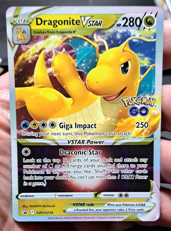 Pokemon Trading Cards - Dragonite VSTAR - SWSH236 - Promo Pokemon Sword & Shield Promos - NM