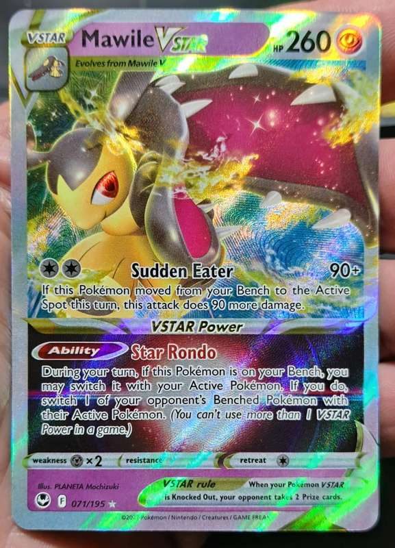 Pokemon Trading Cards - Mawile VSTAR - 071/195 - Ultra Rare Sword & Shield: Silver Tempest - NM