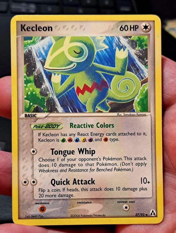 Pokemon Trading Cards - Kecleon - 37/92 - Ex Legend Maker Singles - NM