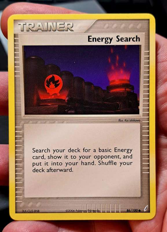 Pokemon Trading Cards - Energy Search - 86/100 - Ex Crystal Guardians - LP/NM